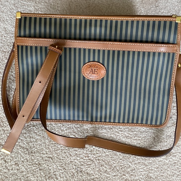 Allan Edward striped handbag - Picture 4 of 4